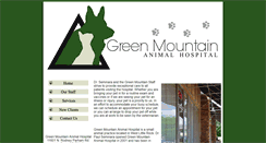 Desktop Screenshot of greenmountainanimalhospital.com